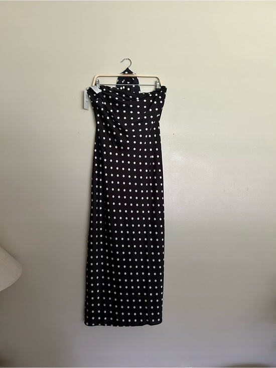 Abercrombie & Fitch Dresses & Skirts - NWT Abercrombie Black Polka Dot Strapless Maxi Dress